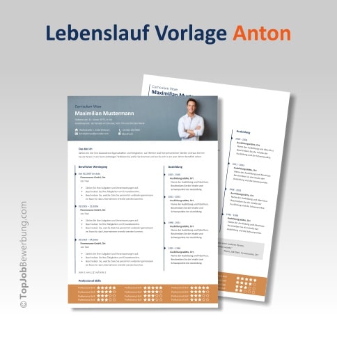 Tabellarischer Lebenslauf Anton