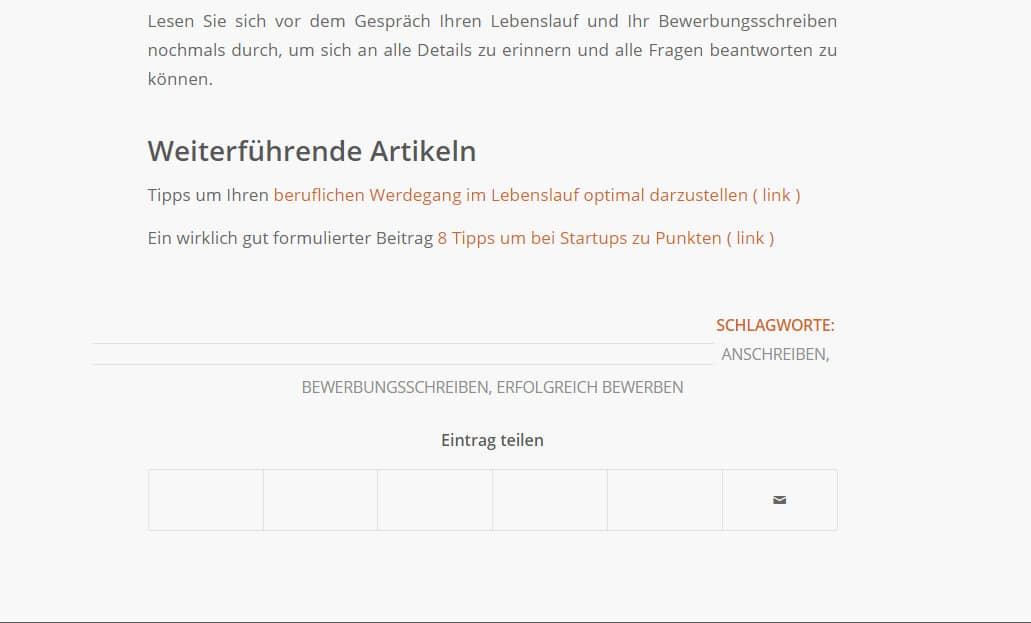 screenshot shows bottom of blog post